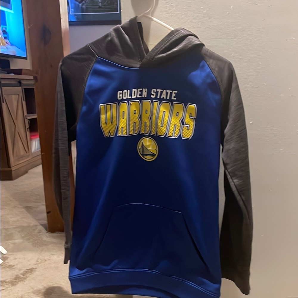Golden State Warriors Blue and Gold Hoodie